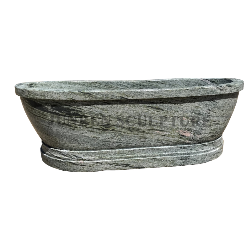 Bathroom stone bathtub natural marble bathtub with hand carved